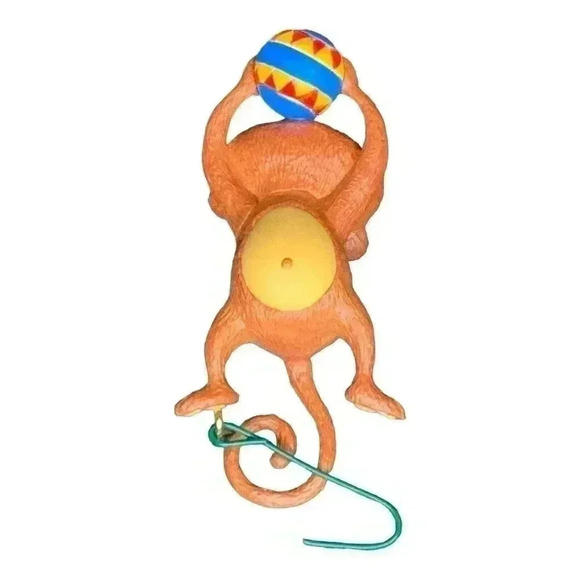 Hallmark Keepsake Christmas 2009 Monkey Ornament A Barrel of Fun Grandson NEW - Picture 8 of 8